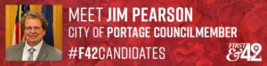 photo of Jim Pearson, candidate for City of Portage Councilmember