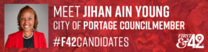 photo of Jihan Ain Young, candidate for City of Portage councilmember