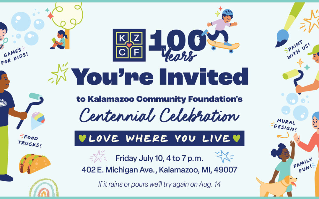 Kalamazoo Community Foundation Centennial Celebration Set for July 10
