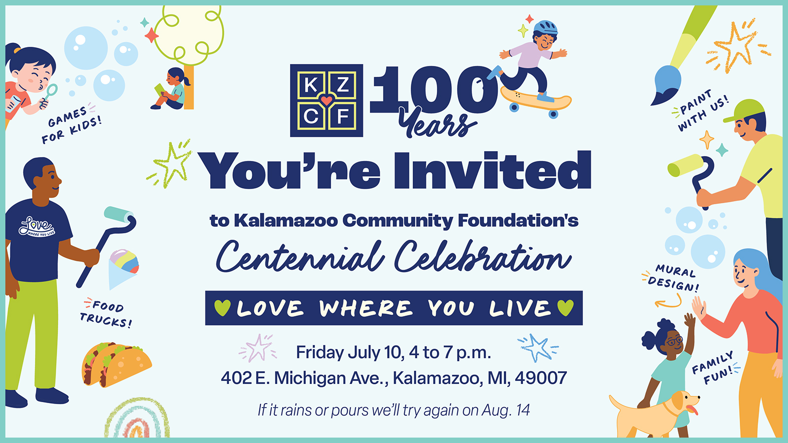 Kalamazoo Community Foundation Centennial Celebration Set for July 10